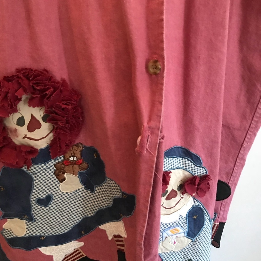 Rare Vintage 1970’s Handmade Raggedy Ann Dress Halloween Costume - Picture 14 of 14